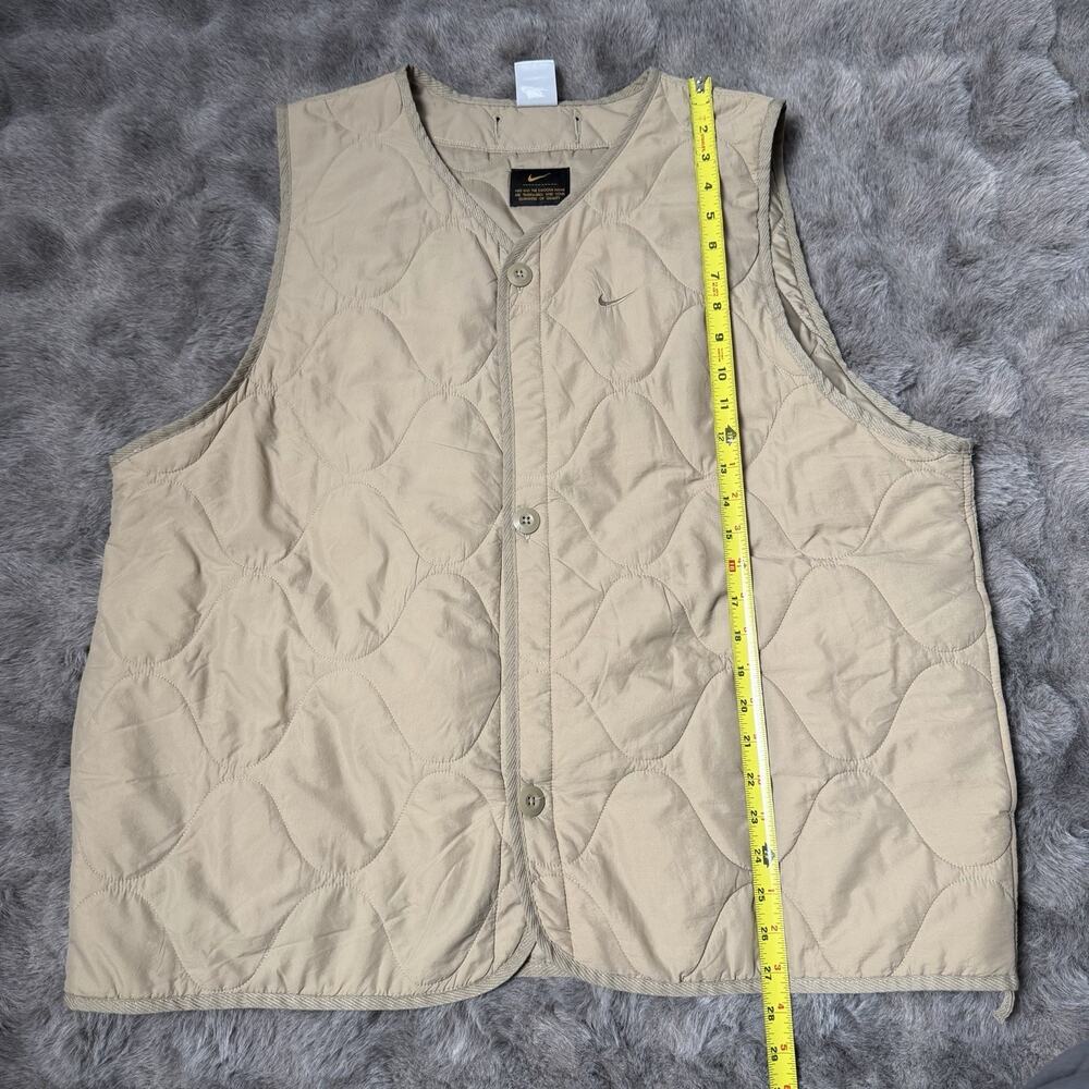 Nike Thermafit Military Insulated Men Vest Khaki Brown Large DX0890-010 - Picture 8 of 8